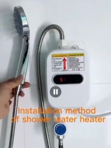 500W 220V water heater instant electric water heater in bathroom faucet temperature display with