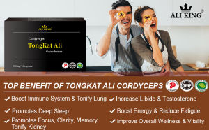 (Exclusive Set) TONGKAT ALI Cordyceps Ganoderma (2 Pack)  | Immune System Tonify Kidney & Lung Good Sleep Fatigue Relief & Stamina | 120 Veg Caps