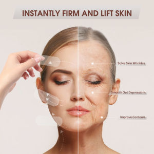 Hailicare 80Pcs Face Lifting Tape Invisible V-Line Patch Bands Kit Thin Firming Chin Fade Fine Lines Facial Stickers