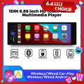 MEKEDE Car radio Wireless/Wired CarPlay Auto for VW Opel SEAT KIA Nissan Honda Other car 6.86" touch screen multimedia player. 