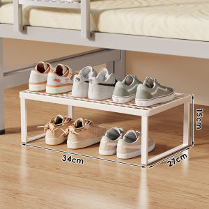 Small Narrow Space Saving Shoe Rack Underbed Multiple Tiers