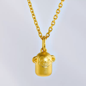 Chow Sang Sang  周生生 999 Gold Chinese Gifting Collection Cute Zodiac Pendant for Women & Men  [Necklace not Included]