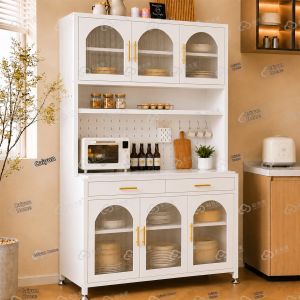 CAIYUNJIA | Multifunctional Adjustable Metal Storage Cabinet
