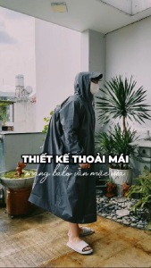 Áo Mưa Bít Hông Nam Nữ KOJMAC Mang Được Balo ( Áo Mưa 1 Người Lớn Vải Tổ Ong Cao Cấp Hàng Xưởng VN Có Sẵn SLL Giá Sỉ )