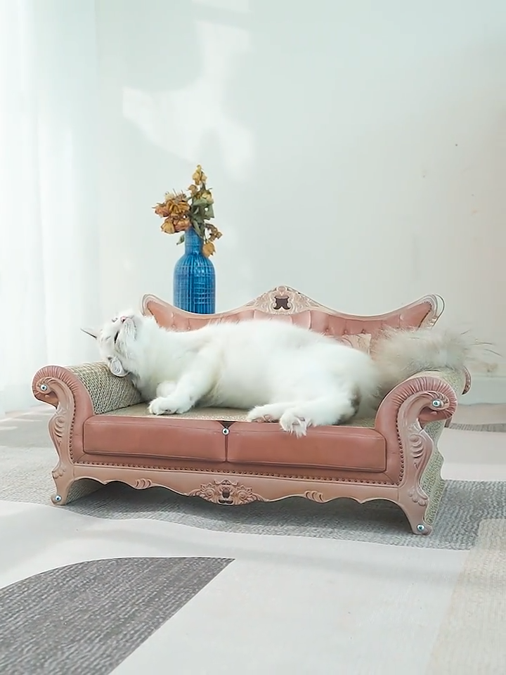 📢READY STOCK📢Pet Sofa Bed Cat Scratch Board  Cat Sleeping Bed Comfy Anti Scratch Cat Nest 猫沙发