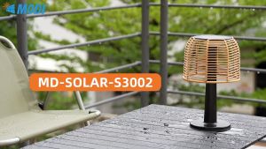 MODI โคมไฟพกพาโซล่าเซลล์ แสงเหลือง แขวนได้ ตั้งโต๊ะ สร้างบรรยากาศ LED ตกแต่งห้องนอน หัวเตียง พลังงานแสงอาทิตย์