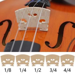 IRIN | IRIN Maple Wood Violin Bridges 4/4 3/4 1/2 1/4 1/8 Fiddle Bridges Violin Stringed Musical Instrument Parts & Accessories