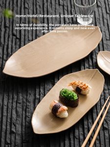 YOGEHOME | Creative Specialty Rice Ball Pattern Ceramic Plate for Sushi