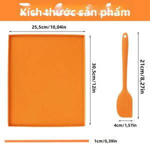 6/4 Chiếc Thảm Silicon Thực Phẩm Chống Dính Máy Khử Nước Tấm Chống Rò Rỉ Khay Nướng Bánh Có Viền Chống Thấm Nước Bánh Bảng Khay Chống Trơn Trượt