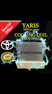 TOYOTA YARIS NSP151 2019 YEAR ORIGINAL DENSO COOLING COIL/ EVAPORATOR (CAR AIRCOND SYSTEM)