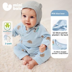 MINI BALA | Pure Cotton Plant-Core Infant Romper 2 Pieces