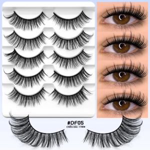 Mi Giả Veltrinay Cat Eye Kiểu Cong C Lông Mi Tự Nhiên Mềm Mại Màu Đen Thân Bông Làm Thủ Công Mi Giả Dải Đầy Đủ Combo Dành Cho Nữ
