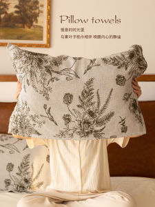 Khăn Đệm Cotton Nguyên Chất Laotie 2024 Mới Chống Dầu Đầu Thấm Mồ Hôi Cổ Điển Sang Trọng Sử Dụng Tại Nhà Bộ Đôi