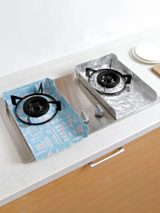 Thảm Cách Nhiệt Chống Dầu Cho Bếp Gas Nhà Bếp Bằng Giấy Bạc Nhôm Chịu Nhiệt Độ Cao Dùng Để Nấu Ăn Và Chống Dầu