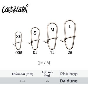 Cast&Catch | Nối vòng an toàn thép chốt cao cấp chịu lực nặng