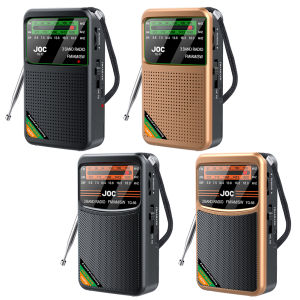 Battery Operated Radio FM AM SW Radio Built-in Speaker Radio Player Type-C Rechargeable with HD Display Screen for Elder