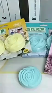 ที่ดับกลิ่นอับชื้นในตู้เสื้อผ้า ก้อนหอมฆ่าเชื้อโรค น้ำหอมแห้งรูปดอกไม้ แต่งห้องหอมฟุ้ง ลดกลิ่นอับ กลิ่นหอมสดชื่น