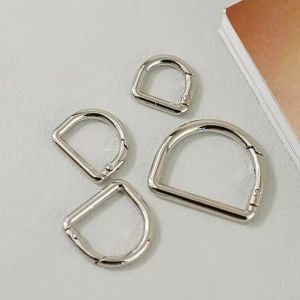5 Chiếc Móc Khóa Lò Xo Hình Chữ D Bằng Kim Loại Kẹp Móc Khóa Cho Dây Lưng Ba Lô Túi Xách Ví Dây Đeo