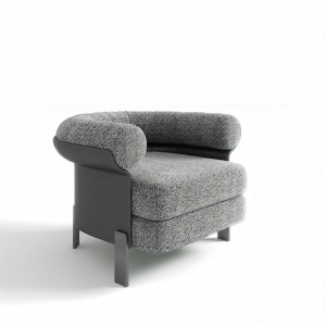 Scandinavian Style Single Designer Sofa for Living Room