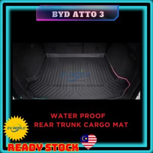 [B134 READY STOCK] BYD Atto 3 Atto 3 Ultra TPE Boot Mat Rear Trunk Boot Mat Back Trunk Waterproof Floor Mat