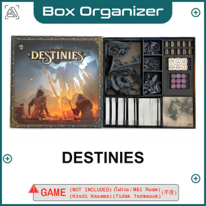 Destinies Board Game Box Organizer Insert
