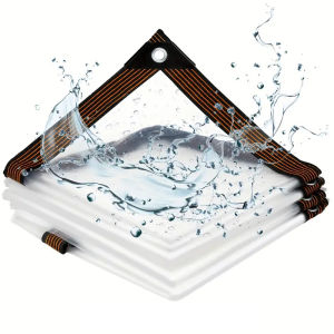 Transparent waterproof cloth windproof outdoor tarpaulin terrace succulent plant insulation tent balcony