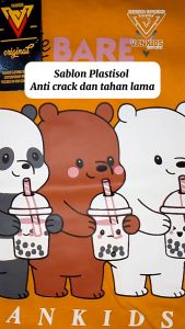 Kaos Distro Anak Viral Labubu bahan Katun / Baju anak karakter usia 1-12 tahun vankids