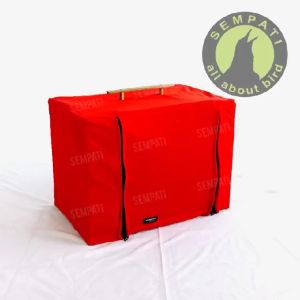 SEMPATI Krodong Merpati 2 Pasang 4 Pintu Hyget Double Resleting Kerodong Sangkar Kandang Burung Merpati Balap Dara Cover Kandang Pelindung Sangkar Branded by Sempati Jahitan Ganda Dongdang Gupon Merpati