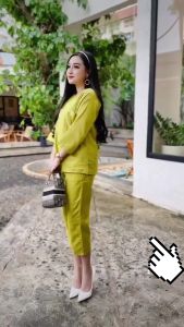 ONE SET CASUAL | SETELAN CASUAL | SETELAN KEKINIAN - BAHAN COMBED 20S PREMIUM