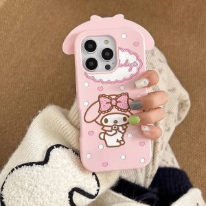 Sanrio | Sweet Melody 3D Silicone Soft Mobile Phone Case For iPhone SE 5 5S 7 8 Plus 11 12 13 14 15 16 17 Pro Max