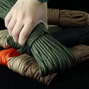 15 Strand Core Cord Lanyard Rope 6mm-10/30 MetersDurable NylonMulti-Functional for Camping DIY Makingand Outdoor Accessories