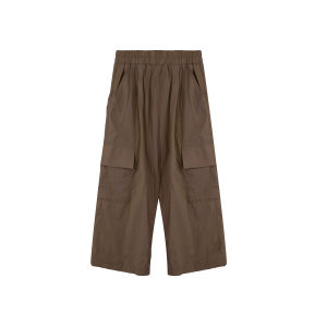 Lightweight Sporty Summer Sun Protection Pants for Girls by Blue Little Dad Loose Elastic Waist Long Trousers Baby Workwear