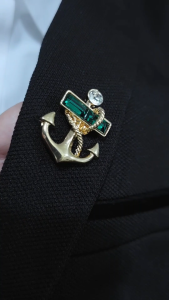 [HCM]Ghim cài áo vest nam QT855