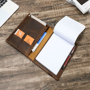 CONTACTS Genuine Leather Tablet/Notebook Sleeve Cover for 7.9/8.3/10.9/11 inch iPad & A4/A5/B5 Notebook Vintage Portfolio Laptop Bags