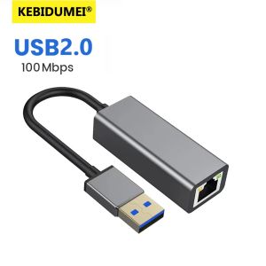 kebidumei | USB Type C Ethernet Adapter 100/1000Mbps USB 3.0 RJ45 Wired Network Card For PC Windows XP 7 8 10 Android USB Lan Internet Cable