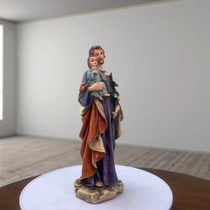 Tượng Giuse Bế Chúa - Biểu tượng Sự Hiến Dâng và Bảo Vệ kích thước chiều cao 25cm.
