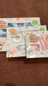 Arkan Baby - Satu Set Perlengkapan Makan Bayi - Baby Feeding Set BPA FREE