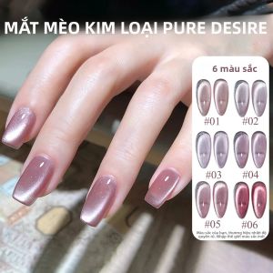 1 Lọ Gel Móng Tay Thủy Tinh Trắng Trong Suốt TC Pure Desire Ice Với Hiệu Ứng Mắt Mèo Chết 10ml - Dụng Cụ Trang Trí Móng