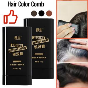Disposable Hair Coloring Stick Waterproof Hair Dye Comb Easy Long Lasting Cover Grey Hair