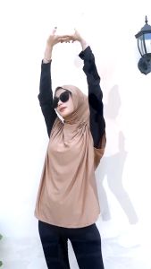 Hijab Instan Rompi Olahraga Vest Instan Olahraga Syari - NNC