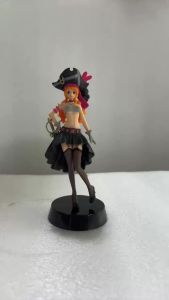 Bandai | HOT Anime One Piece Nami Black Clothes Action Figure ONE PIECE FILM RED Dress Up Figurine PVC Collectible Model Toy Gift