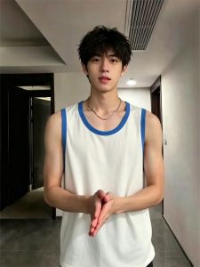 LIUBU | American Retro Color-block Stylish Mens Vest