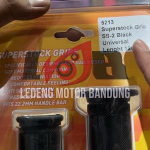 Daytona Handgrip Superstock 5213 SS-2 Hitam Handfat Karet Stang Motor Universal