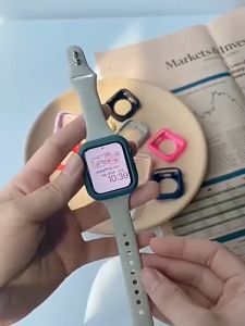 【SG Ready Stock】iWatch Case Soft Silicone Lightweight and Shock Protective Case  for iWatch Series 9/8/7/6/5/4/3/2/1/SE