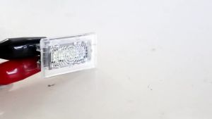 KEVANLY | LED Number Plate Light for Tesla Model X S3 door welcome lights Front and Rear Trunk Lights Canbus Error Free License Plate Lamp