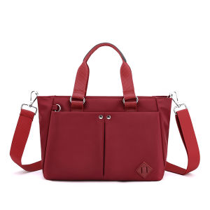 Large Capacity Nylon Crossbody Bag Womens Simple Lightweight Multi-Functional Shoulder Bag Trendy Tote Bag Casual Handbag
