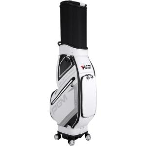 PGM GOLF | Telescopic Waterproof Four-Wheel Push Golf Bag
