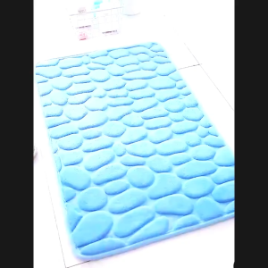 (Baolikai) Bathroom Floor Mat Anti Slip Absorbent Quicky Dry Shower Mat Doormats 40X60cm
