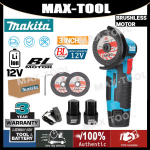 Mini Cordless Angle Grinder Brushless Grinder Battery Portable 12V 80mm 3" Polishing Machine Diamond Cutting With 2 Batteries