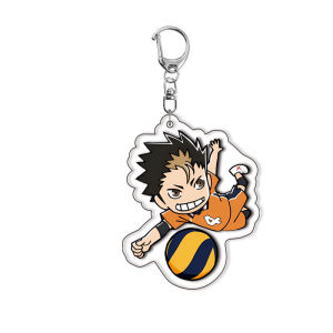 Bandai | Haikyuu Anime Acrylic Keychain Hinata Shoyo Kageyama Tobio Backpack Pendant Volleyball Cosplay Gift